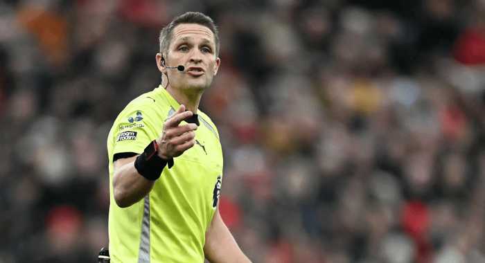 英超第23轮裁判安排：鲍森将执法阿森纳VS曼联，VAR蒂尔尼